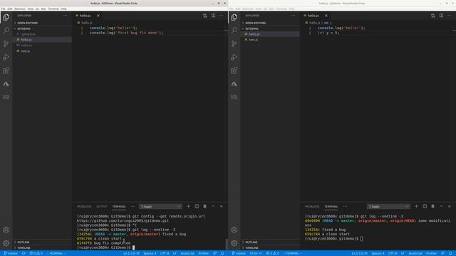 Git tutorial 10: Resolving conflicts смотреть онлайн