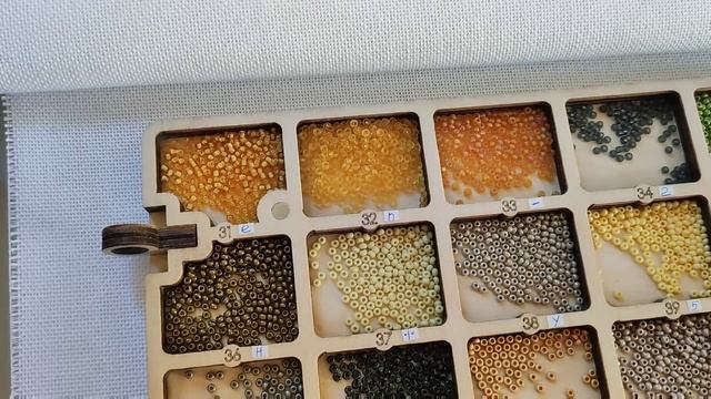 Золотые ручки - старт бисерного процесса и обзор набора / Вышивка крестом и бисером смотреть онлайн