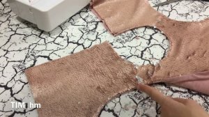 Как сшить нарядное детское платье. Платье с пайетками |TIM_hm|