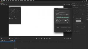 Adobe Animate 2021 - Using the Brush Library