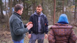 Участок с уклоном и деревьями. Обсуждаем с заказчиком фронт работ. Смета в конце видео!