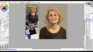 {Speedpaint} Портрет любимой бабушки