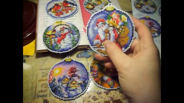 227. Готовая работа "Новогодние шары" от Сделай Своими Руками//все мои 48 елочных игрушек