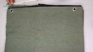 Брезентовый полог водоупорный  с люверсами (брезент ВО), штора для гаража, тент автомобильный