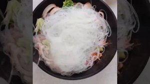 Фунчоза с морепродуктами и овощами! 😋👍