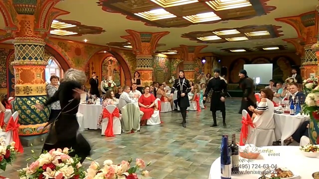 Лезгинка на свадьбу в Москве, заказать кавказские танцы