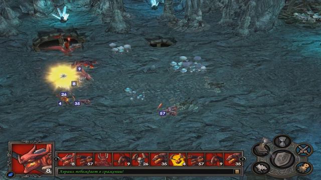 Прохождение Heroes Of Might And Magic 5 № 10 Решение Аграила