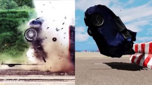 BeamNG Drive VS Real Live - CRASH-TEST #1