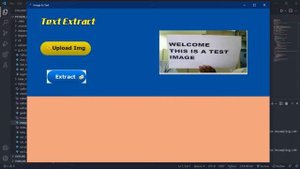 Image to text Extractor using python and tkinter