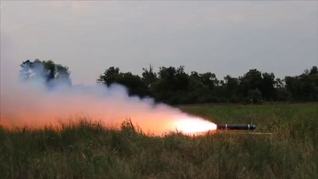 Самодельный ракетный двигатель РДТТ (ракета) - испытания (читать описание) смотреть онлайн