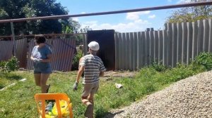 Забор из профнастила своими руками.