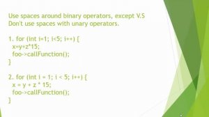 Coding style in c plus plus