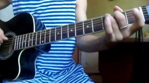 Комбинация - American boy (кавер на акустической гитаре)