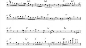 Just in time- Bill Watrous Trombone Solo Transcription