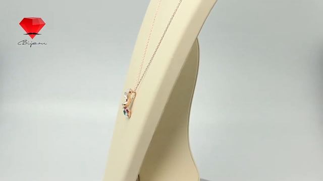 Bije.ru: Комплект (серьги и подвеска) с золотым покрытием и кристаллами Swarovski Vanesa (Ванеса) смотреть онлайн