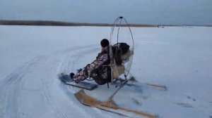 Самодельные аэросани 3, homemade snowmobile