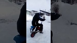 самодельный мотоцикл из бензопилы урал часть 2