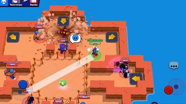 Снова треш Мапа? ОбзорТРЕШ КАРТЫ/Brawl Stars