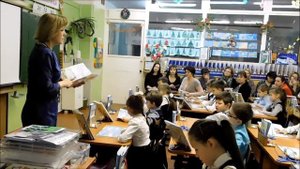 Фрагмент урока обучения грамоте в 1 классе (работа в парах)