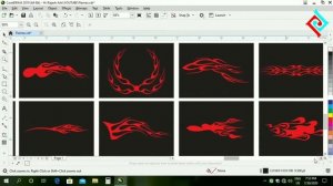 #CorelDraw || Flames || #CDR || free download