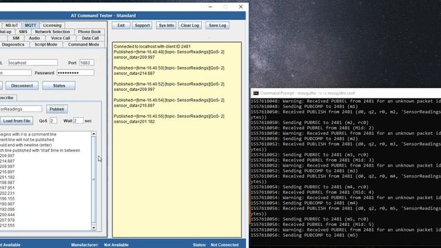 MQTT Publish message with Quality of Service QoS 2 смотреть онлайн