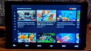 NSZT-Y68T Подключение HDMI кабеля соединение Mi box tv s. Просмотр видео.