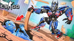 АВТОБОТЫ ВПЕРЕД! ОПТИМУС ПРАЙМ СОШЕЛ С УМА И УСТРОИЛ УГАРНУЮ ОХОТУ НА НАС - МАНЬЯК КС ГО