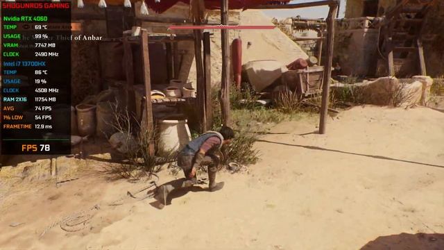 Assassin's Creed Mirage - Ultra High | RTX 4060 + i7 13700H | Performance Testing смотреть онлайн