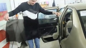 Как НЕ надо клеить тонировку! НЕ ПОВТОРЯТЬ! Часть 1