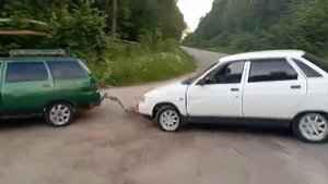Жёсткая сцепка для легковых авто универсальная