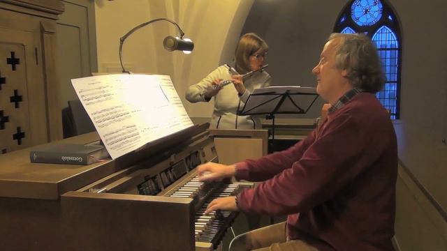 Hommage à J. S. Bach for flute & organ by Hans-André Stamm смотреть онлайн