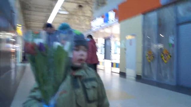 2021г 8 Марта! Дарим маме букетик цветов смотреть онлайн