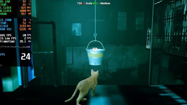 Stray | AMD R5 240 + i5 2400 | 900p, 720p, Low / Medium смотреть онлайн