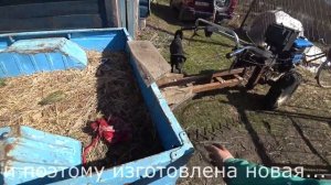 Усиленная сцепка китайского тяжелого мотоблока