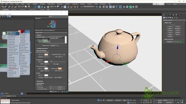 Создание ? плитки материала 3ds max. Карта Tiles+Bitmap+Bump. Physical Material. Art. Урок 78 смотреть онлайн