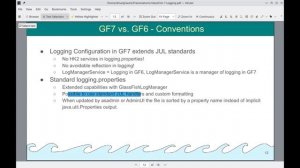 Changes in GlassFish 7 Logging System