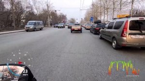 70 км/ч. Разгон и замер скорости Yamaha JOG SA36J, i-map (1ON),Kitaco,груз3,5г, штатн фильтр(часть1