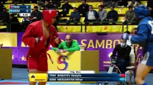 Combat Sambo 71 Kg Men, Abdylla Babayev (TKM) VS Mher Merjanyan (ARM)