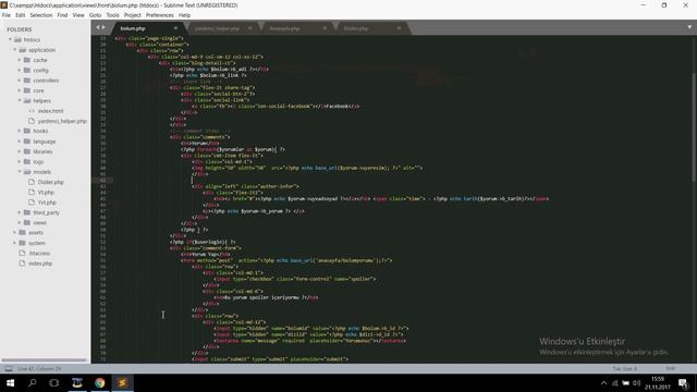 Codeigniter ile Dizi Sitesi Yapımı- Ders 16 [Dizi Yorum Ekleme Spoiler ve Like] смотреть онлайн