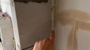 Перегордка из газоблока.  ДЕМПФЕРНЫЙ ШОВ