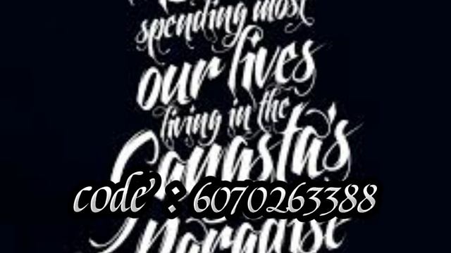 "Gangsta's Paradise" || Coolio || Roblox id смотреть онлайн