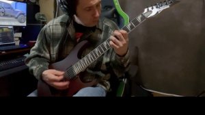 Ibanez GIO GRG121DX  guitar riff testing