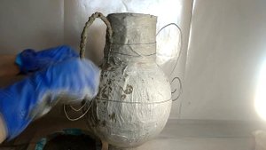 Розы и ваза из цемента своими руками/Садовые скульптуры из арт-бетона