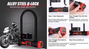 10 Замок на мотоцикл с Алиэкспресс Aliexpress Motorcycle Lock противоугонка Товары для мотоцикла Топ