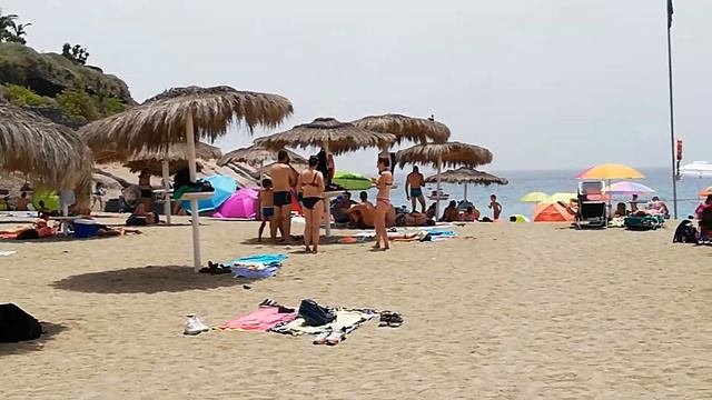 Лучший пляж на южном побережье Тенерифе!...
