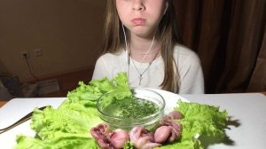 Оctopus АСМР MUKBANG ASMR EATING SHOW no talking Осьминог