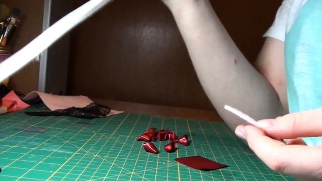 DIY: Kanzashi Ribbon Flower Hair Clip смотреть онлайн