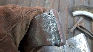 ремонт треснувших топоров электросваркой