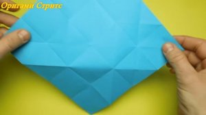 Как сделать ровный куб из одного листа бумаги. Оригами куб