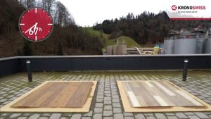 Ламинат SWISS KRONO тест на влагостойкость | AQUASTOP